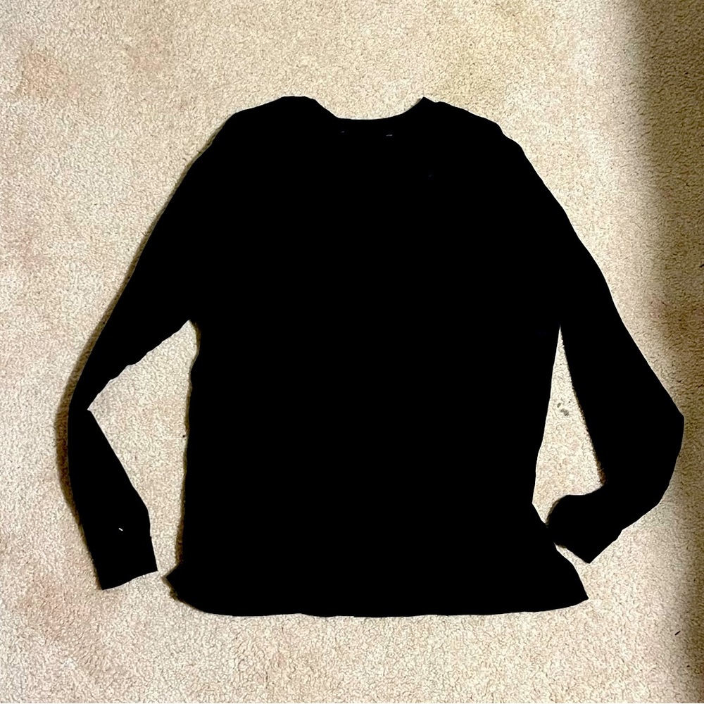 Playboy By Pacsun T-Shirt Mens Size Large Black Long Sleeves Bunny Logo